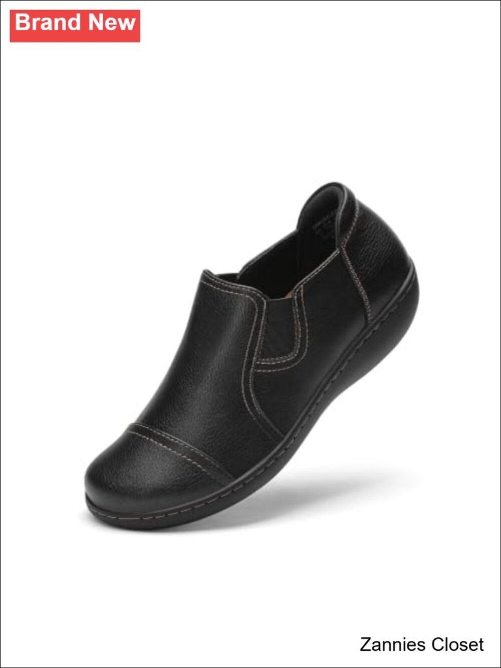 ✨ Dream Pairs Women's Black Loafers Arch Support Work Shoes